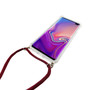 Handykette f�r Samsung Galaxy S10 Plus - Smartphone Necklace H�lle mit Band - Schnur mit Case zum umh�ngen in Rot
