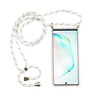Handykette f�r Samsung Galaxy Note 10 - Smartphone Necklace H�lle mit Band - Schnur mit Case zum umh�ngen in Wei�
