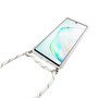 Handykette f�r Samsung Galaxy Note 10 - Smartphone Necklace H�lle mit Band - Schnur mit Case zum umh�ngen in Wei�