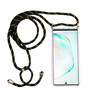 Handykette f�r Samsung Galaxy Note 10 Plus - Smartphone Necklace H�lle mit Band - Schnur mit Case zum umh�ngen in Schwarz