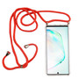Handykette f�r Samsung Galaxy Note 10 Plus - Smartphone Necklace H�lle mit Band - Schnur mit Case zum umh�ngen in Pink
