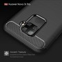 Schutzh�lle Handyh�lle f�r Huawei Mate 30 Lite Case Cover Carbon Optik Schwarz