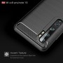 Schutzh�lle Handyh�lle f�r Xiaomi Mi Note 10 Case Cover Carbon Optik Grau