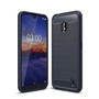 Schutzh�lle Handyh�lle f�r Nokia 2.2 Case Cover Carbon Optik Grau