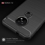 Schutzh�lle Handyh�lle f�r Nokia 6.2 Case Cover Carbon Optik Grau