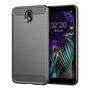 Schutzh�lle Handyh�lle f�r LG K30 2019 Case Cover Carbon Optik Grau