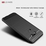 Schutzh�lle Handyh�lle f�r LG K40S Case Cover Carbon Optik Schwarz