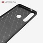 Schutzh�lle Handyh�lle f�r Motorola G8 Plus Case Cover Carbon Optik Grau