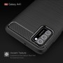 Schutzh�lle Handyh�lle f�r Samsung Galaxy A41 Case Cover Carbon Optik Grau