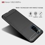 Schutzh�lle Handyh�lle f�r Huawei Honor V30 Case Cover Carbon Optik Schwarz