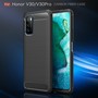 Schutzh�lle Handyh�lle f�r Huawei Honor V30 Case Cover Carbon Optik Grau
