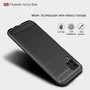 Schutzh�lle Handyh�lle f�r Huawei P40 Lite Case Cover Carbon Optik Schwarz