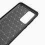 Schutzh�lle Handyh�lle f�r Huawei P40 Case Cover Carbon Optik Schwarz