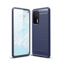 Schutzh�lle Handyh�lle f�r Huawei P40 Case Cover Carbon Optik Blau