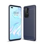 Schutzh�lle Handyh�lle f�r Huawei P40 Pro Case Cover Carbon Optik Blau