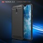 Schutzh�lle Handyh�lle f�r Nokia 2.3 Case Cover Carbon Optik Grau