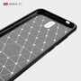 Schutzh�lle Handyh�lle f�r Nokia C1 Case Cover Carbon Optik Blau
