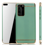 Huawei P40 Handy H�lle Schutz Case Bumper Hard Cover Gr�n