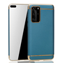 Huawei P40 Handy H�lle Schutz Case Bumper Hard Cover Blau