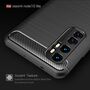 Schutzh�lle Handyh�lle f�r Xiaomi Mi Note 10 Case Cover Carbon Optik Schwarz