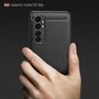Schutzh�lle Handyh�lle f�r Xiaomi Mi Note 10 Case Cover Carbon Optik Schwarz