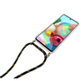 Handykette f�r Samsung Galaxy A71 - Smartphone Necklace H�lle mit Band - Schnur mit Case zum umh�ngen in Schwarz