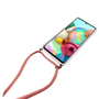 Handykette f�r Samsung Galaxy A71 - Smartphone Necklace H�lle mit Band - Schnur mit Case zum umh�ngen in Rosa