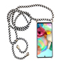 Handykette f�r Samsung Galaxy A71 - Smartphone Necklace H�lle mit Band - Schnur mit Case zum umh�ngen in Schwarz