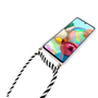 Handykette f�r Samsung Galaxy A71 - Smartphone Necklace H�lle mit Band - Schnur mit Case zum umh�ngen in Schwarz