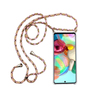 Handykette f�r Samsung Galaxy A71 - Smartphone Necklace H�lle mit Band - Schnur mit Case zum umh�ngen in Rosa