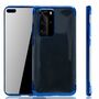 Handyh�lle f�r Huawei P40 Blau - Clear - TPU Silikon Case Backcover Schutzh�lle in Transparent   Blau