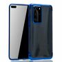 Handyh�lle f�r Huawei P40 Blau - Clear - TPU Silikon Case Backcover Schutzh�lle in Transparent   Blau
