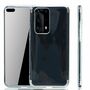 Handyh�lle f�r Huawei P40 Pro Silber - Clear - TPU Silikon Case Backcover Schutzh�lle in Transparent   Silber