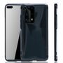 Handyh�lle f�r Huawei P40 Pro Schwarz - Clear - TPU Silikon Case Backcover Schutzh�lle in Transparent   Schwarz