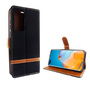 Huawei P40 Handy H�lle Schutz Tasche Case Cover Kartenfach Etuis Schwarz