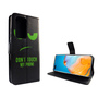 Huawei P40 Pro Tasche Handy Hlle Schutz-Cover Flip-Case mit Kartenfach Dont touch my phone