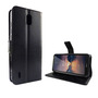Nokia 1.3 Handy H�lle Schutz Tasche Cover Flip Case Kartenfach Schwarz