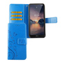 Nokia 1.3 Handy H�lle Schutz Tasche Cover Flip Case Kartenfach Blau