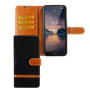 Nokia 1.3 Handy H�lle Schutz Tasche Case Cover Kartenfach Etuis Schwarz