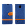 Nokia 1.3 Handy H�lle Schutz Tasche Case Cover Kartenfach Etui Wallet Blau