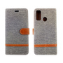 Huawei P smart 2020 Handy H�lle Schutz Tasche Case Cover Kartenfach Etui Wallet Grau