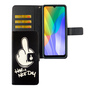 Huawei Y6P Tasche Handy H�lle Schutz-Cover Flip-Case mit Kartenfach Have a nice day