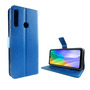 Huawei Y6P Handy H�lle Schutz Tasche Cover Flip Case Kartenfach Blau