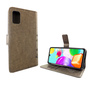 Samsung Galaxy A41 Handy Hlle Schutz Tasche Cover Flip Case Kartenfach Grau