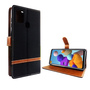 Samsung Galaxy A21s Handy H�lle Schutz Tasche Case Cover Kartenfach Etuis Schwarz