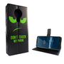 Nokia 5.3 Tasche Handy H�lle Schutz-Cover Flip-Case mit Kartenfach Dont touch my phone