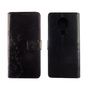 Nokia 5.3 Handy H�lle Schutz Tasche Cover Flip Case Kartenfach Schwarz