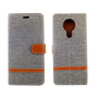 Nokia 5.3 Handy H�lle Schutz Tasche Case Cover Kartenfach Etui Wallet Grau