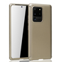Handyh�lle Schutzh�lle f�r Samsung Galaxy S20 Ultra Full Case Cover Displayschutz 360 Gold