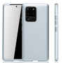 Handyh�lle Schutzh�lle f�r Samsung Galaxy S20 Ultra Full Case Cover Displayschutz 360 Silber